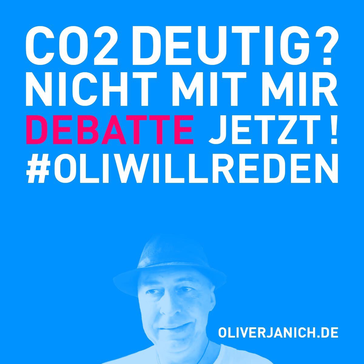 #OliWillReden Klimadebatte Oliver Janich Klimawandel #Rezo